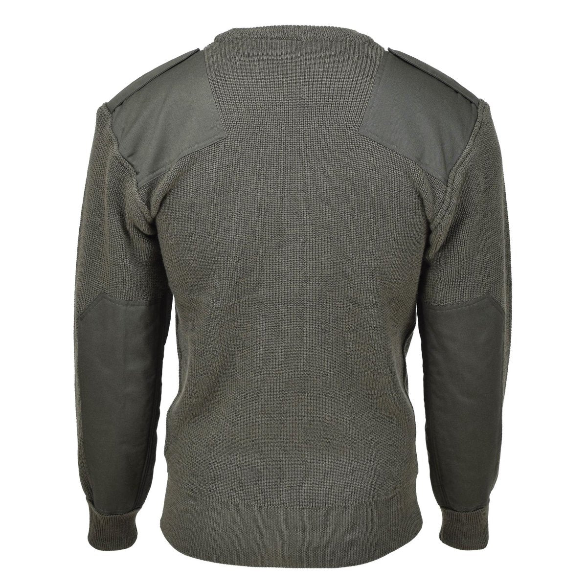 Pull commando de style militaire de marque MFH, pull en tricot à points de suture, olive, NEUF