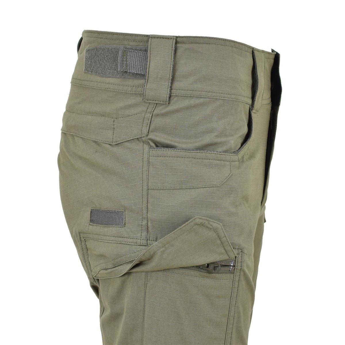 MFH merk militaire stijl shorts Bermuda stevige katoenen ripstop olijfuniform nieuw