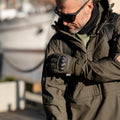 Gants tactiques de style militaire de marque MFH Mission Combat Olive Free Fire Fingers