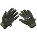 Gants tactiques de style militaire de marque MFH Mission Combat Olive Free Fire Fingers
