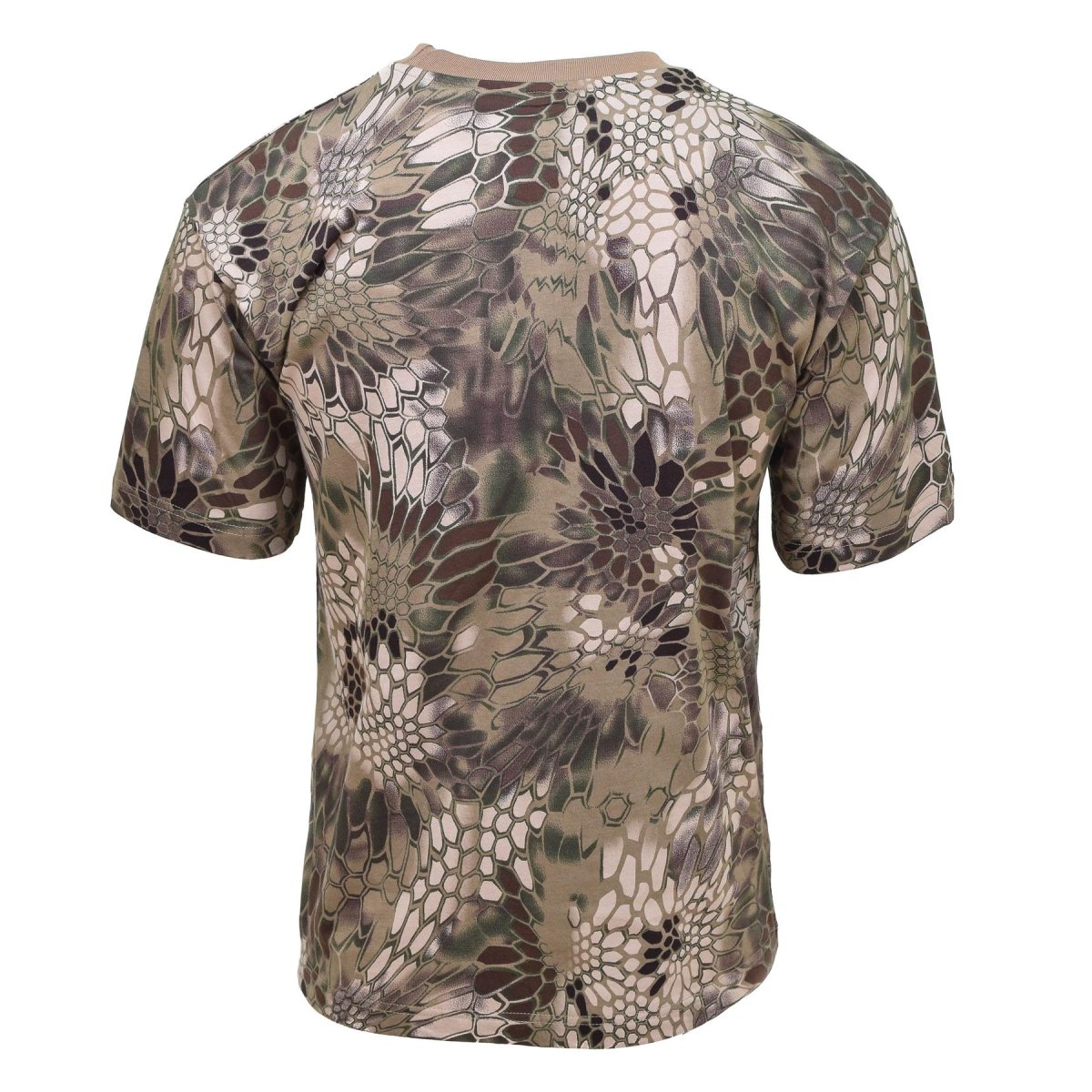 T-shirt militaire américain de marque MFH, sous-vêtement à manches courtes, motif camouflage serpent FG