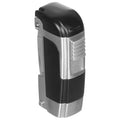 MFH Briquet à gaz fonctionnel coupe-vent pour camping en plein air, outil multiple non rempli, argent