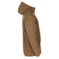 Veste polaire tactique à capuche de style militaire MFH avec fermeture éclair complète pour randonnée en plein air NEUF