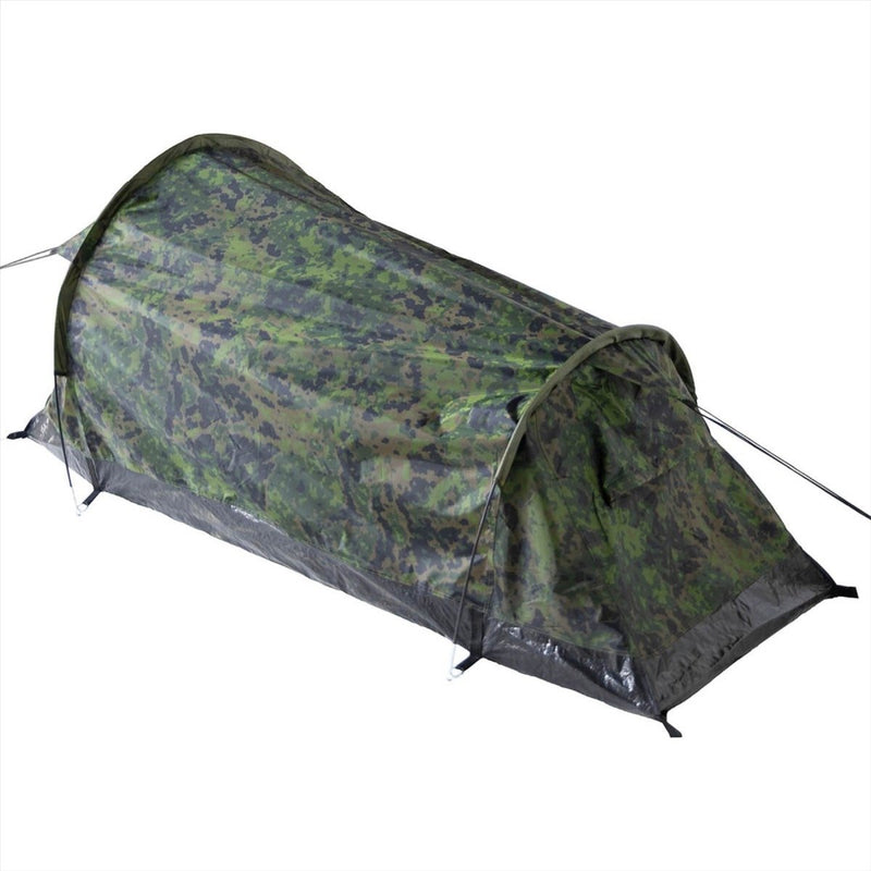 MFH Schwarzenberg Tunnel tente résistante à l'eau One Personne Finnois M05 Camo