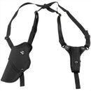 MFH Shoulder Holster Left Handed Adjustable Fit Mag Pouch Double Safety Catch - GoMilitar