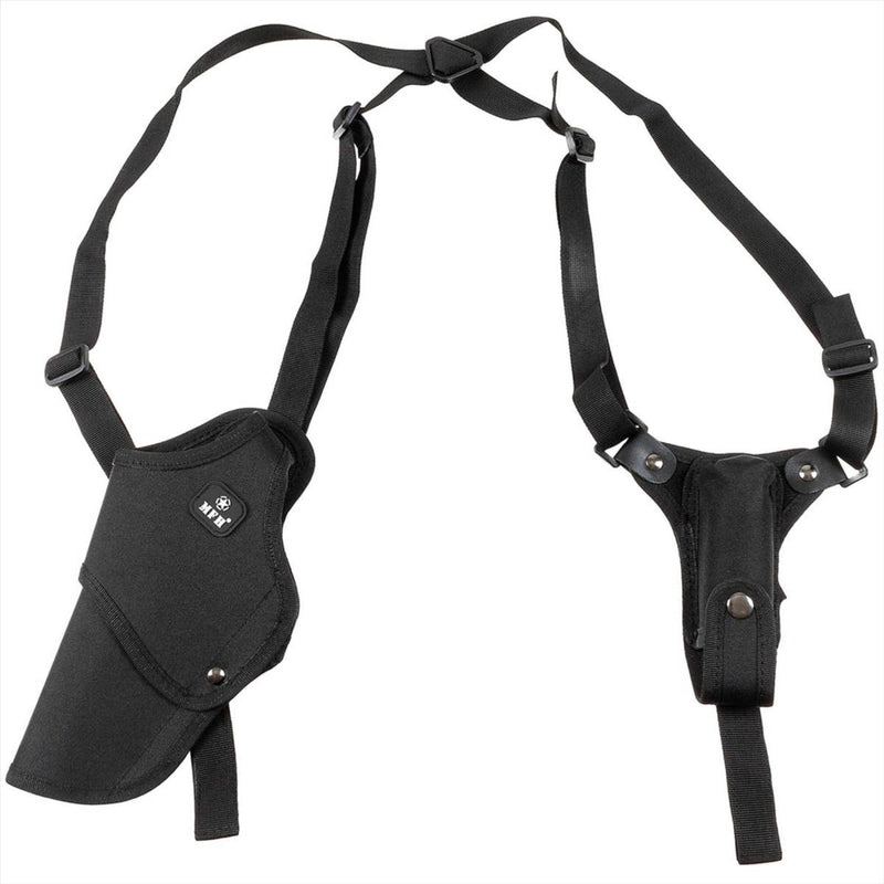 Étui MFH Holster gauche Réglable Ajustement Mag Pouche à double sécurité Catch