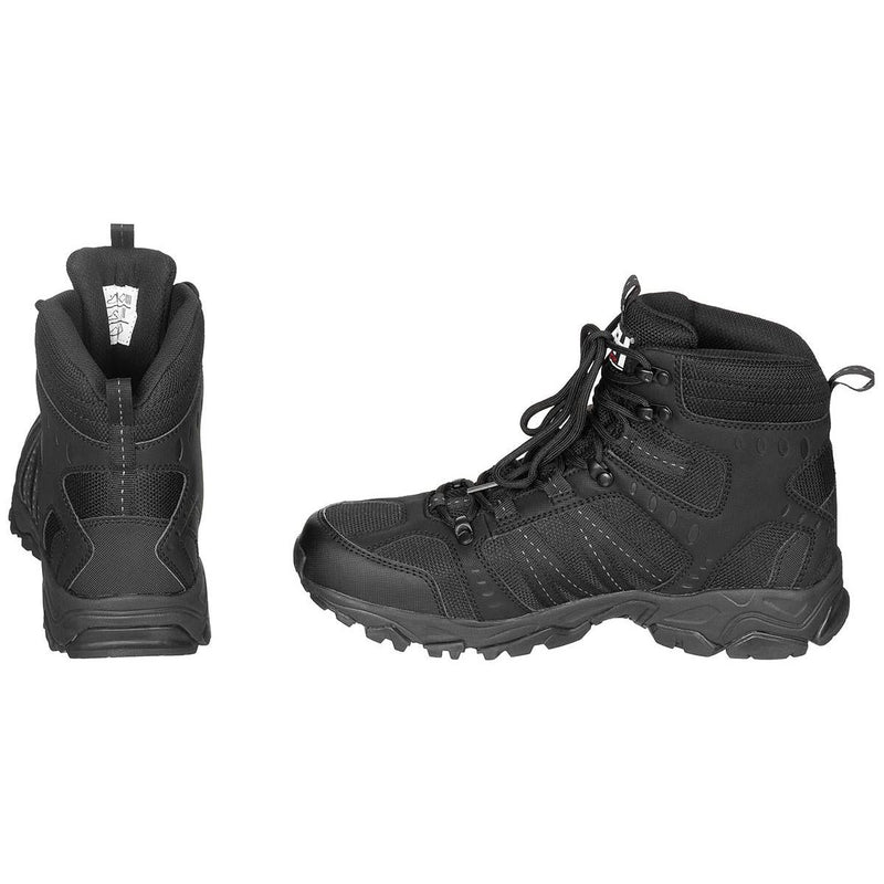 MFH Tactical Combat Boots Waterproof Breathable Quick Dry HBR Membrane Black - GoMilitar