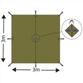 MFH TARP EXTREME TARPAULINE WATERBESTEKENDE RIP STOPTROFFAAR FINISH M05 CAMO