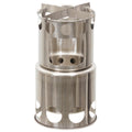 Ensemble de cuisine de voyage en acier inoxydable MFH Kit de cuisine de camping Kit de trekking Casserole Poêle