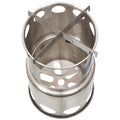 Ensemble de cuisine de voyage en acier inoxydable MFH Kit de cuisine de camping Kit de trekking Casserole Poêle