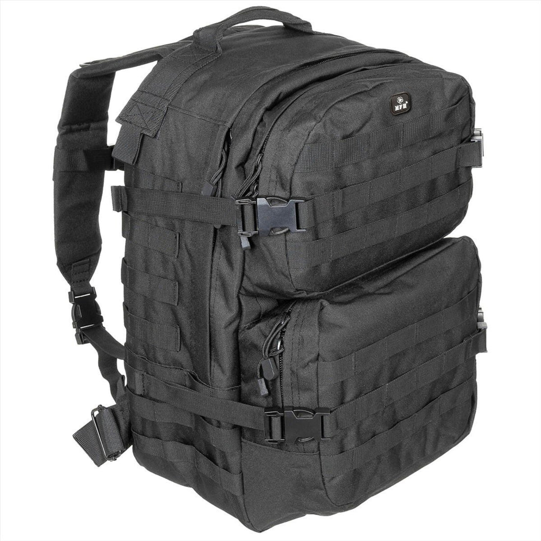 MFH US Assault II Sac à dos tactique 40l Ergonomic MOLLE Système Hydratation Ready