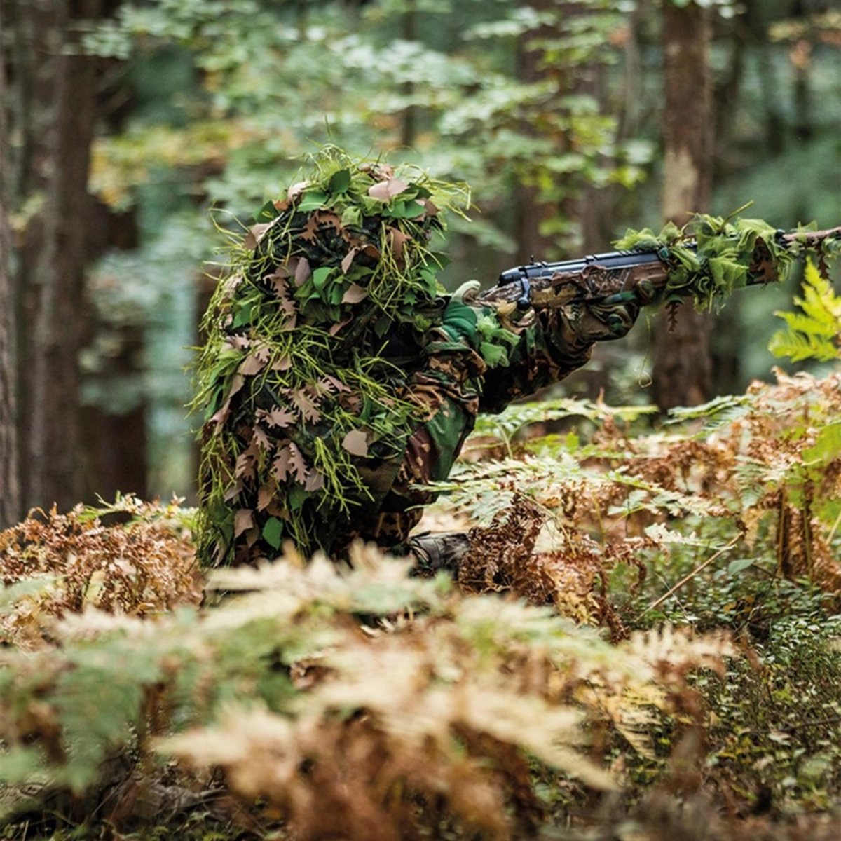 MIL-TEC Pack de camouflage tout usage léger Ghillie 315 Leaf Elements