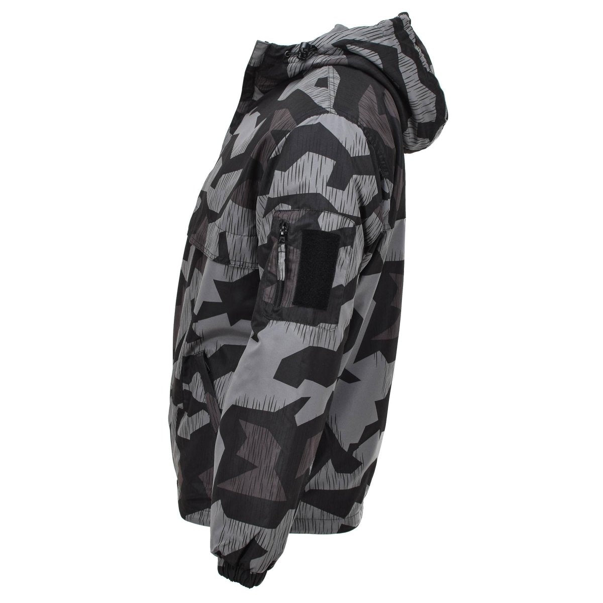 Veste Anorak MIL-TEC Splinter Night Camouflage Coupe-vent à capuche Vêtements de sport chauds