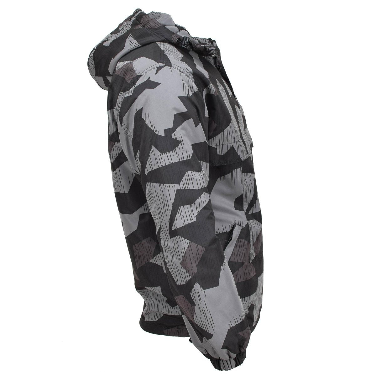 Veste Anorak MIL-TEC Splinter Night Camouflage Coupe-vent à capuche Vêtements de sport chauds