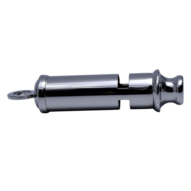 Mil-tec bobby signal sifflet nickel plaqué laiton léger gris durable