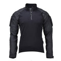 Mil-tec merk militaire stijl zwarte tactische veldtroepen gevechtshemd type 2