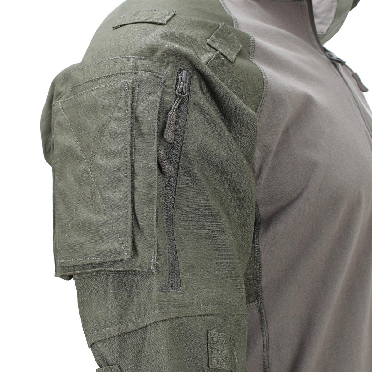 Mil-tec merk militaire stijl olijf tactische veldtroepen gevechtshemd type 2
