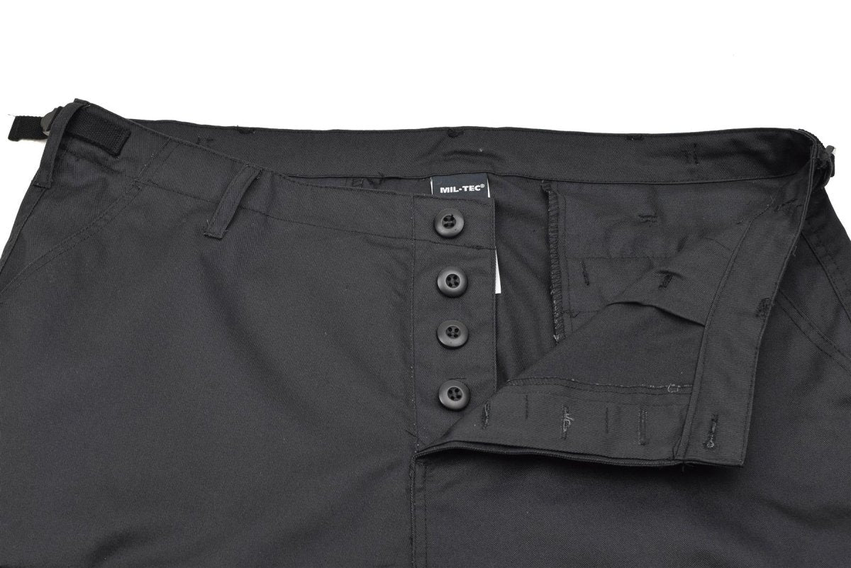Mil-Tec Brand Militaire stijl Troops Bermuda Combat Uniform Army Shorts Black