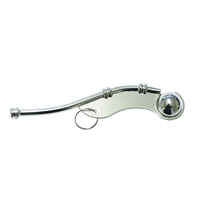 MIL - TEC Brand Signal Whistle Brass Nickel Plated Durable Reliable Design - GoMilitar
