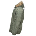 Parka aviateur style militaire américain de marque MIL-TEC N3B avec capuche en fausse fourrure olive NEUF