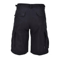 MIL-TEC merk Amerikaanse militaire stijl zwarte voorgewassen lichtgewicht Bermuda shorts