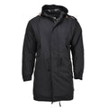 Parka style militaire américain de marque MIL-TEC M51 avec capuche et doublure matelassée noire NEUF