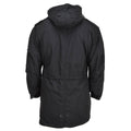 Parka style militaire américain de marque MIL-TEC M51 avec capuche et doublure matelassée noire NEUF