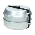 MIL-TEC campingkachel set buiten kookgerei kit alcohol brander aluminium potpan