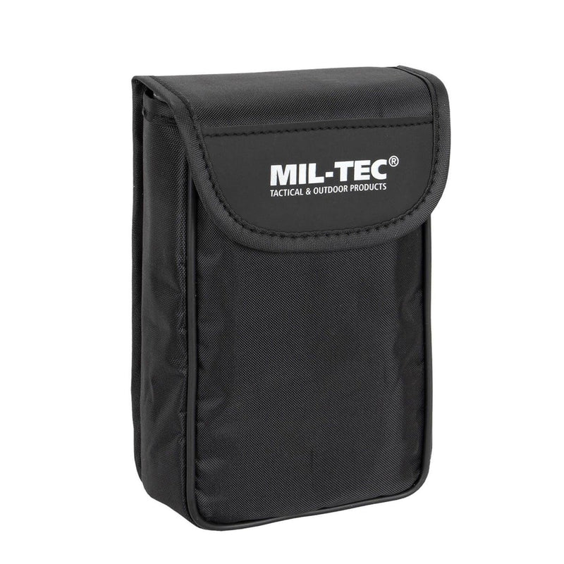 Binoculaires pliables mil-tec 10x42 dioptères fins fins de transport de poche noire