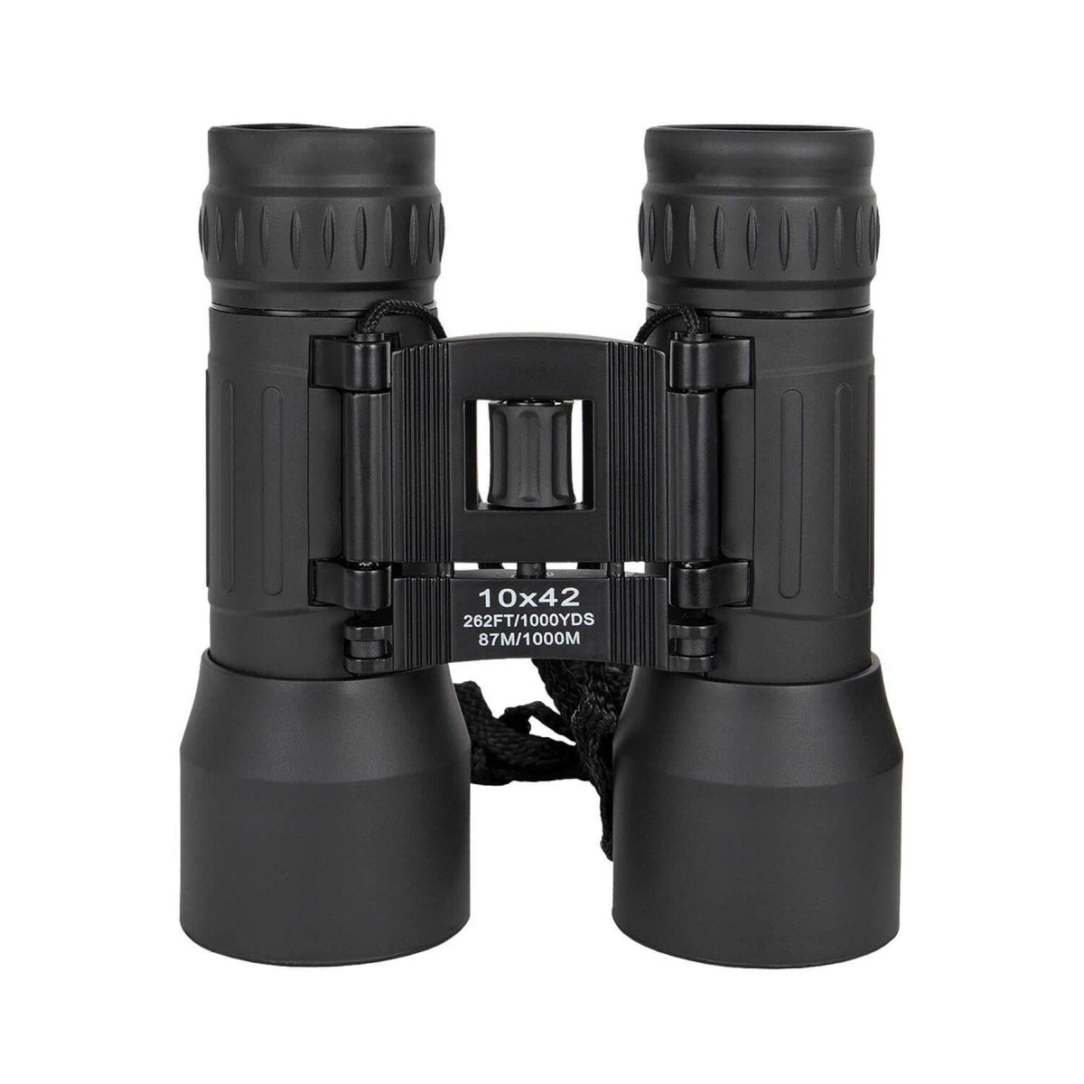MIL-TEC Invouwbare verrekijker 10x42 Diopter Fine Tuning Draagzak Zwart