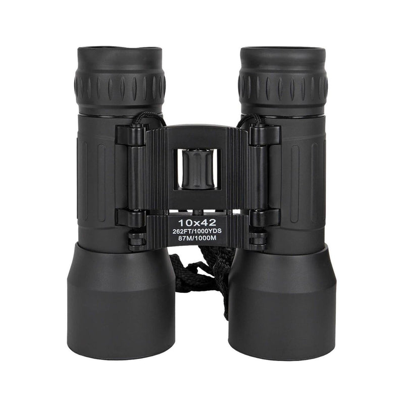 Binoculaires pliables mil-tec 10x42 dioptères fins fins de transport de poche noire
