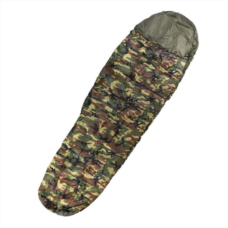MIL-TEC Commando Sleepas 225 cm 2-weg ritssluiting linkszijde lichtgewicht