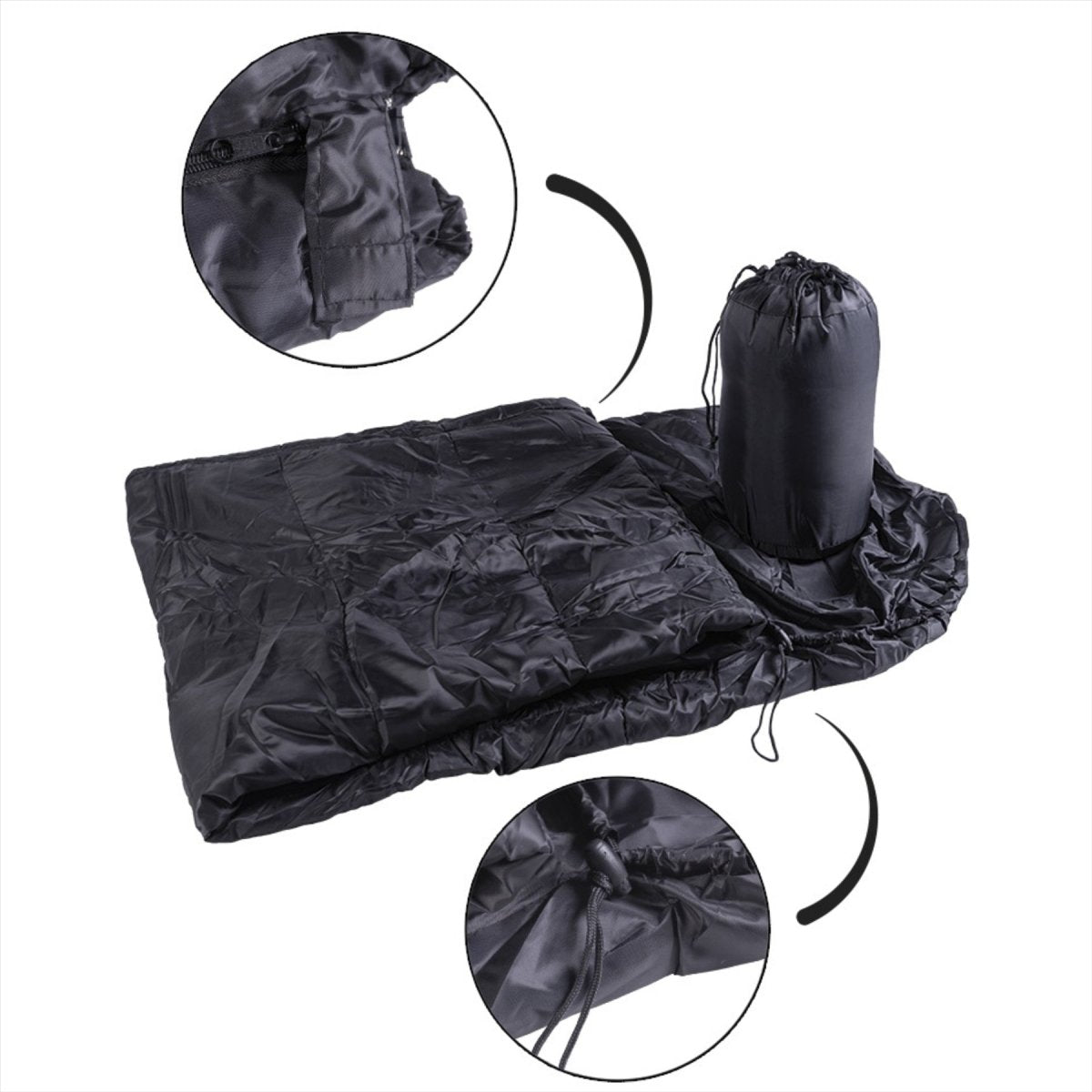 MIL-TEC Commando Sleepas 225 cm 2-weg ritssluiting linkszijde lichtgewicht
