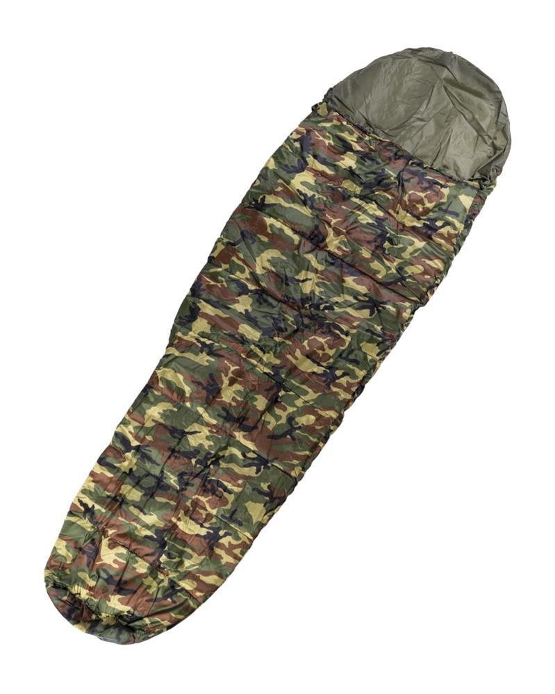 MIL-TEC Commando Sleepas 225 cm 2-weg ritssluiting linkszijde lichtgewicht