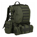 Sac à dos tactique MIL-TEC DEFENSE ASSEMBLY PACK avec ceinture amovible olive