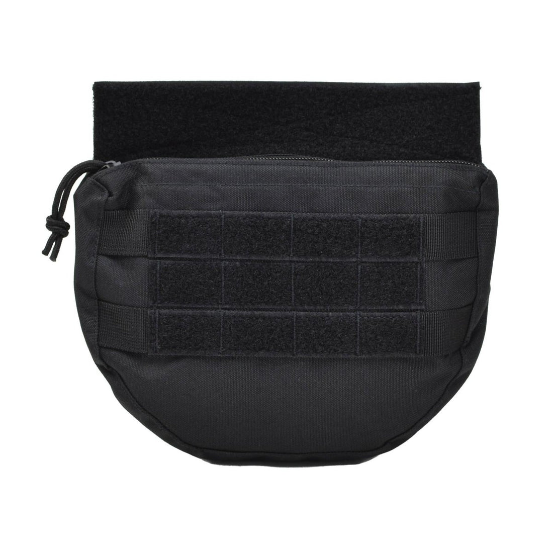 Pochette MIL-TEC Dropdown, petit sac utilitaire tactique, panneau avant, type MOLLE, noir