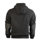 MIL - TEC GEN II Fleece Jacket Warm Reinforced Elbows Hood Chest Pocket Black - GoMilitar