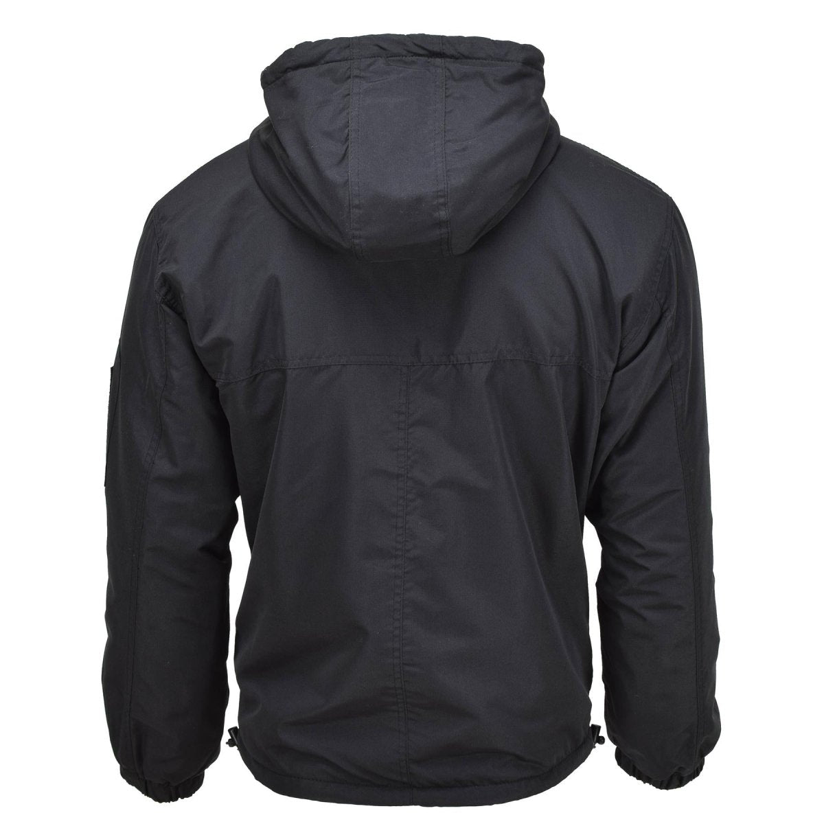 Veste militaire allemande MIL-TEC coupe-vent de combat à capuche doublée polaire noire NEUF