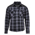 Mil-Tec Duitse militaire houthakkerjack Plaid Geroold warm zwart grijs nieuw