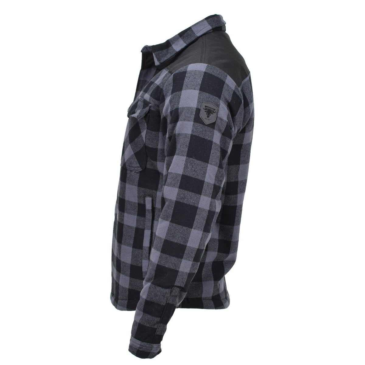 Mil-Tec Duitse militaire houthakkerjack Plaid Geroold warm zwart grijs nieuw