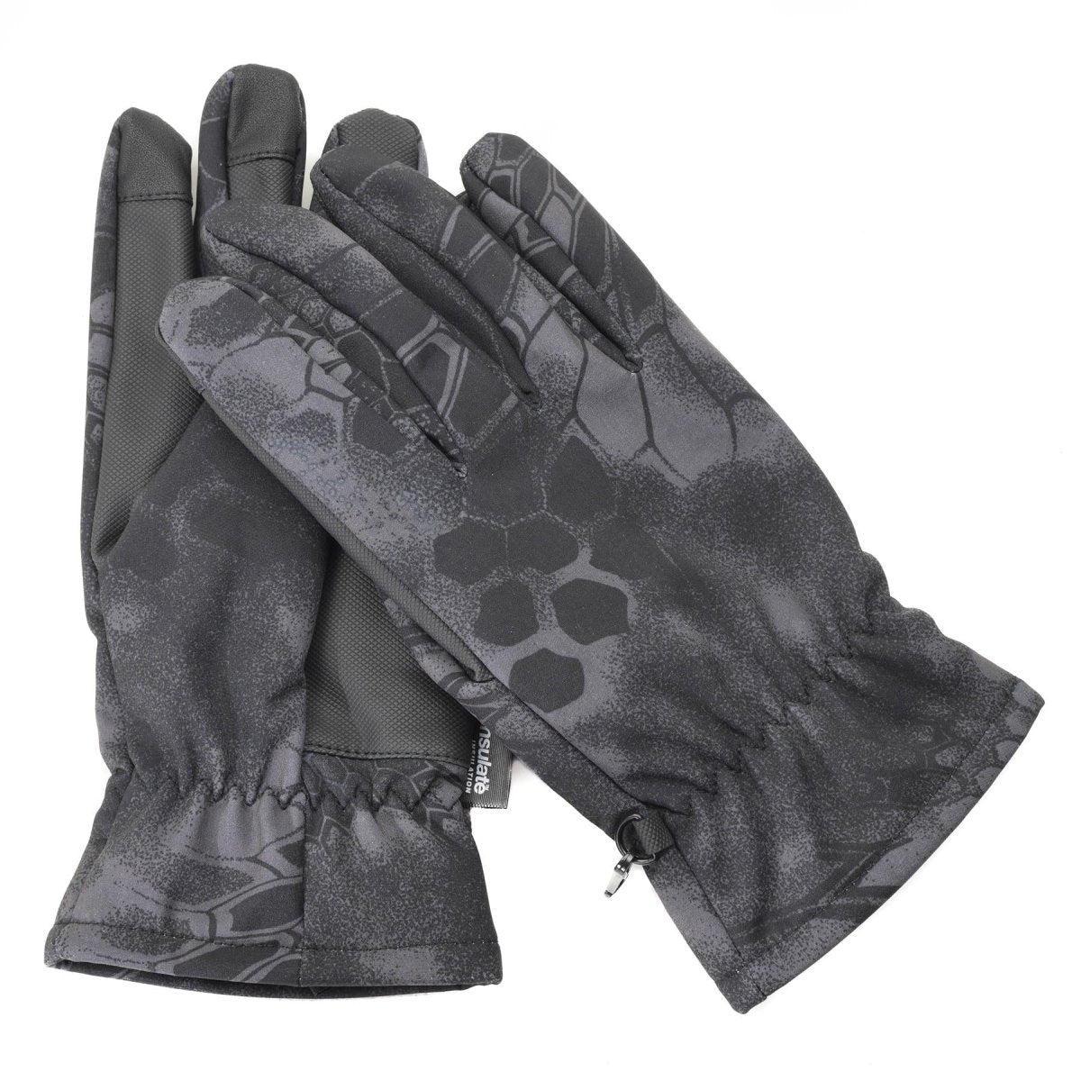 Gants Mil-Tec pour hommes, doublure Softshell THINSULATE™, camouflage Mandra, équipement tactique d'hiver