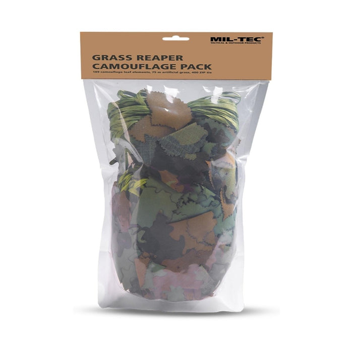 MIL - TEC Grass Reaper Camouflagepakket Ghillie 189 Leaf Elements - GoMilitar
