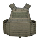 MIL-TEC laser gesneden modulaire plaat drager tactische gevechtsvest molle olijf
