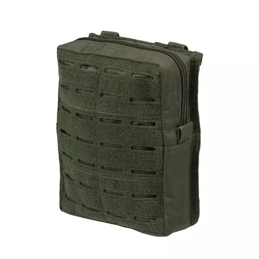 Pochette de ceinture tactique découpée au laser MIL-TEC, étui utilitaire de terrain, grand sac molle olive