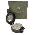 Mil-Tec Metal Lensatic Compass Aluminium Basing Shiny Face Navigation Black
