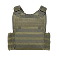 MIL-TEC MILITAIRE PLAAT CARANT TACTICAL VEST GEBRUIK VAN DEZE STANGEN MOLLE SYSTEEM OLIVE
