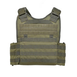 MIL-TEC MILITAIRE PLAAT CARANT TACTICAL VEST GEBRUIK VAN DEZE STANGEN MOLLE SYSTEEM OLIVE