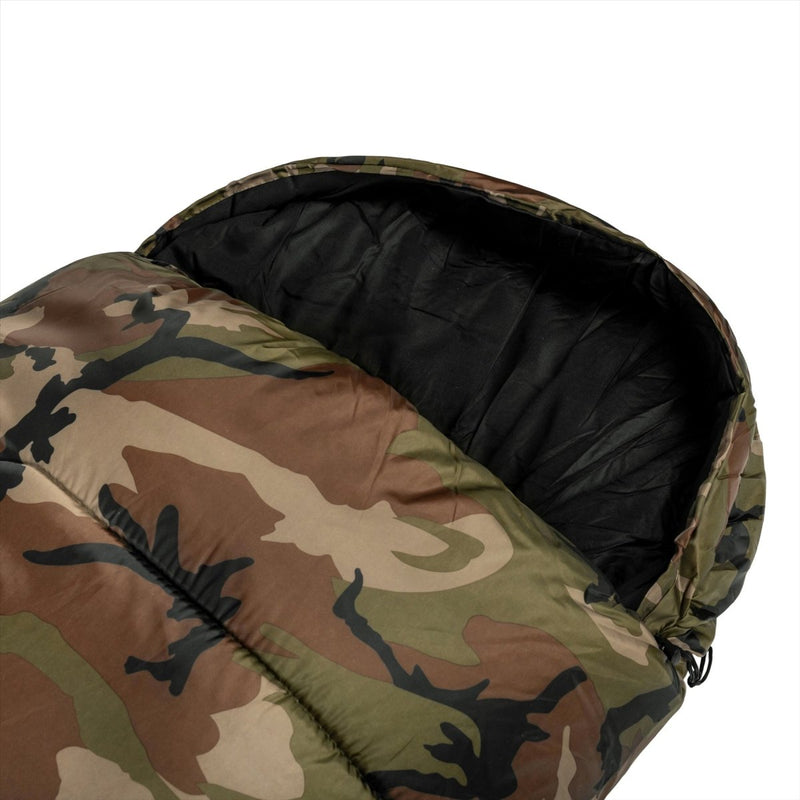 Sac de couchage de type Mil-Tec Mummy 225 cm Sac de transport en fibre creuse 2 couches