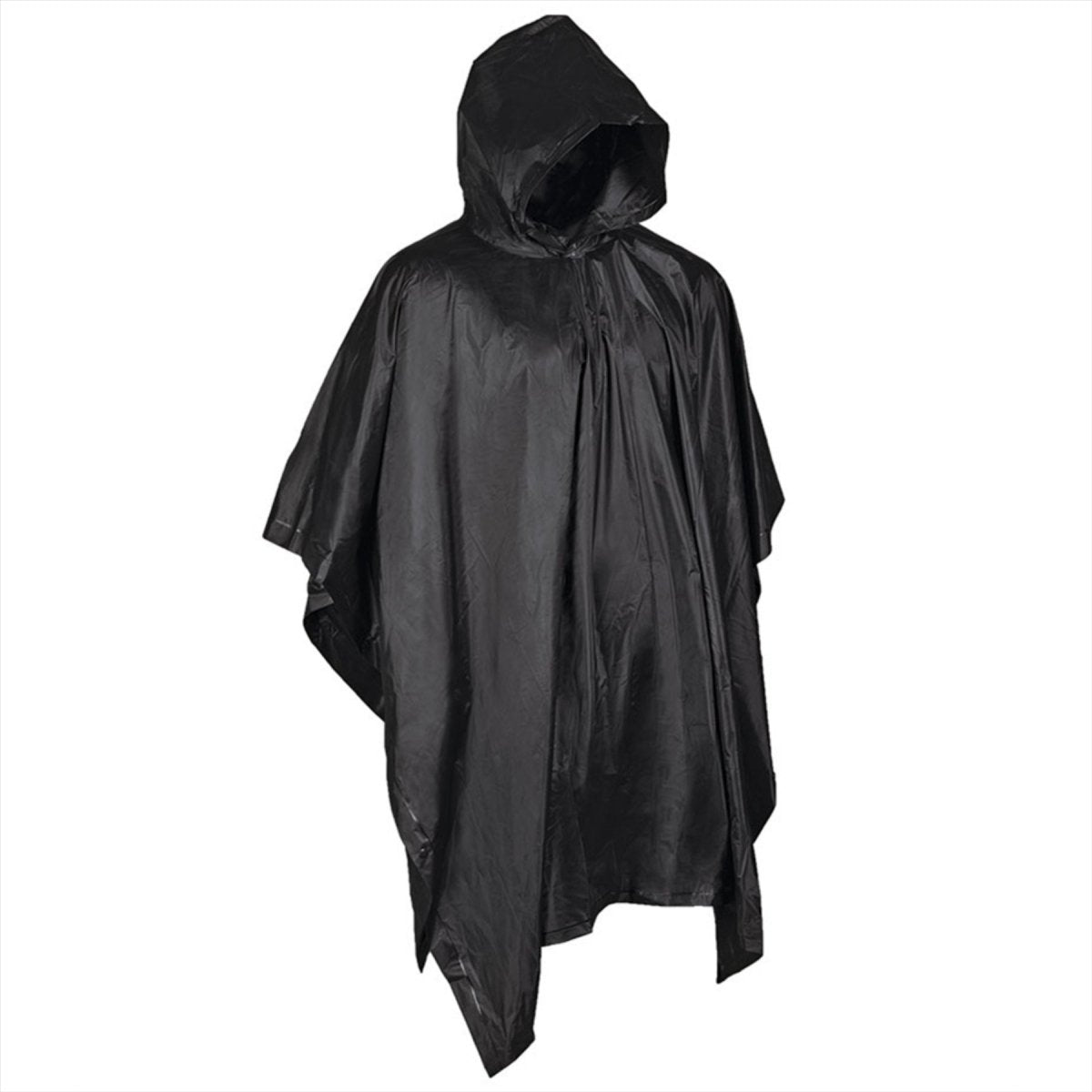 MIL-TEC Poncho Met capuchon Veelzijdige waterbestendige mesh-tas inbegrepen Zwart