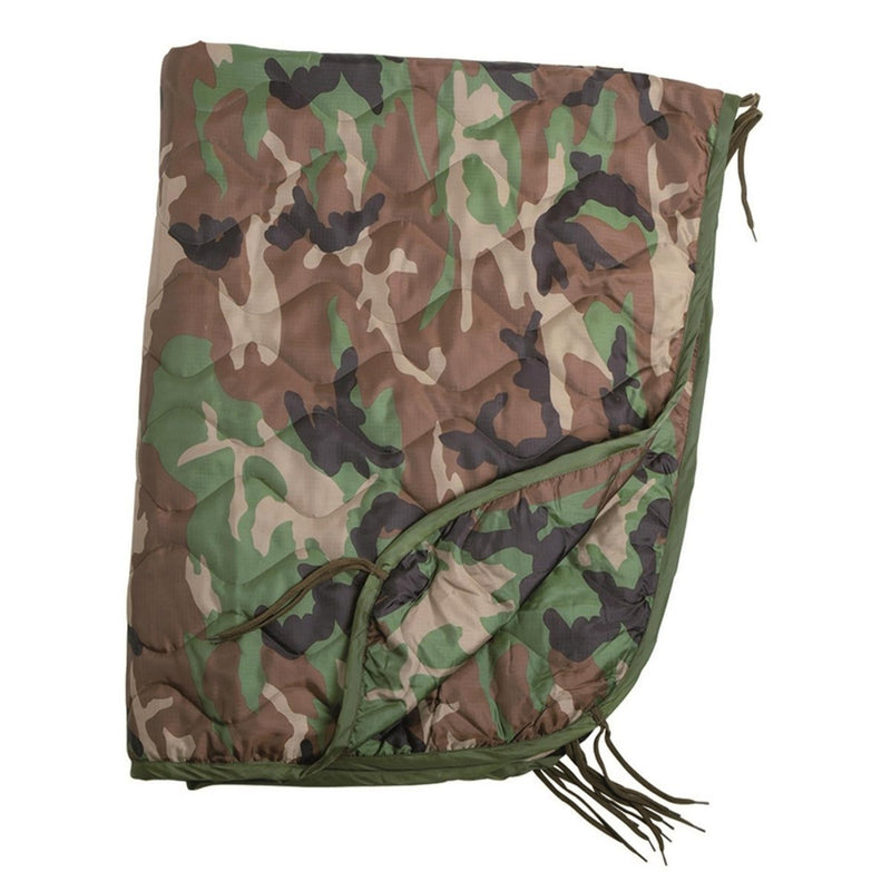 Mil-tec poncho liner steppdecke 210x150cm sèche rapidement le sac de compression